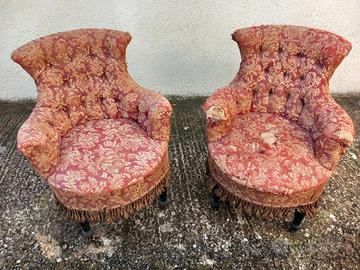 Coppia poltrone di antiquariato