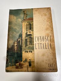 Libro T.C.I. Del 1949 per promuovere turismo.