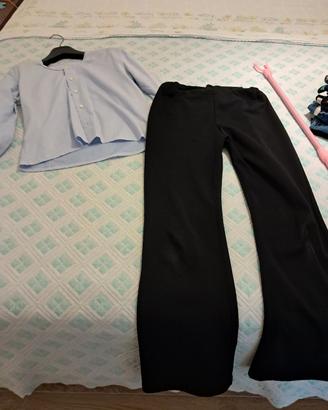 pantalone e camicia donna