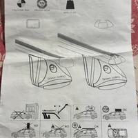 Barre portatutto auto 500-500L