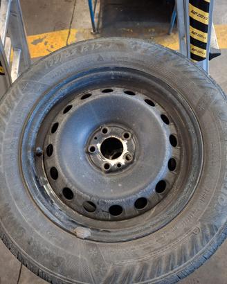 4 cerchi acciaio 5 fori 15"