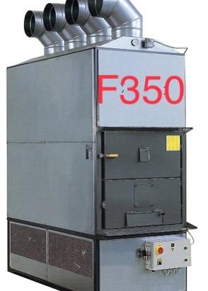 Generatore aria calda a legna fino a 1800 m2