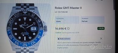 Rolex GMT 2 Batman