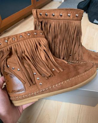 Stivaletti camoscio Flyfor👢taglia 39