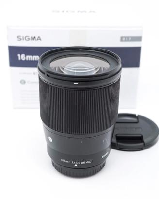 Sigma 16 mm f1.4 Panasonic/Olympus micro 4/3