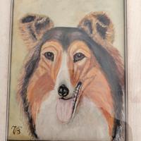 quadro incorniciato Lessi e firmato 