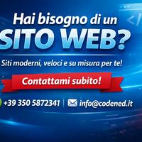 Sviluppatore Web - React / Java / Siti Web