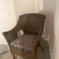 Poltrona in vimini Ikea