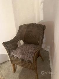 Poltrona in vimini Ikea