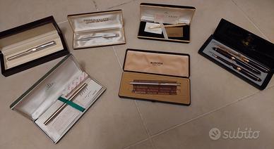 Lotto 6 penne vintage da collezione(Aurora, Lalex)