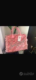 Borsa mare MC2 Saint Barth rosa zebrata – Nuova