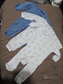 3 tutine Fagottino 12-18 mesi 80cm