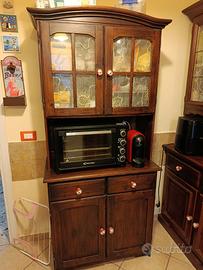 Credenza cucina di legno massello