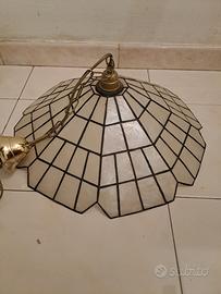 Lampadario Vintage di Conchiglia