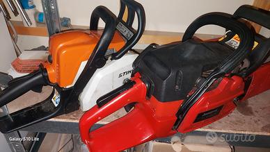 coppia di motoseghe 
