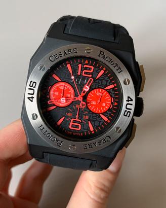 Orologio 4US uomo Cesare Paciotti nero rosso