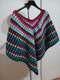 mantella poncho donna