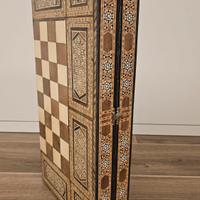 Set scacchi/scacchiera vintage