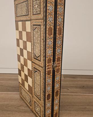 Set scacchi/scacchiera vintage