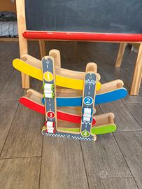 Pista macchinine legno hape