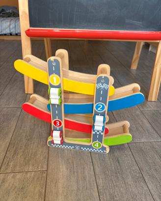 Pista macchinine legno hape