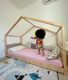 Letto a Casetta per Bambini - montessori