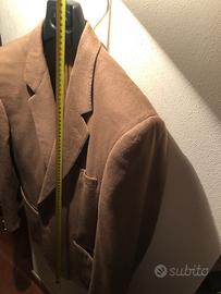 E. ZEGNA conti barcelona cappotto giacca scamoscia