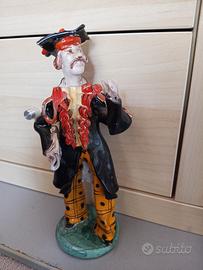 statuetta siciliana dipinta a mano