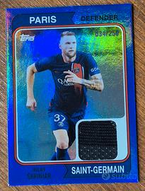 Topps Relic Card Milan Skriniar PSG numerata 34/25