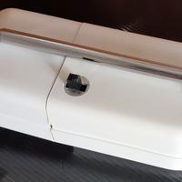 Lampada bianca telescopica vintage