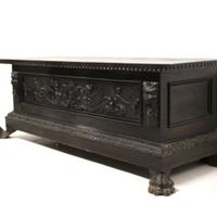 Antiques | cassapanca - xix sec. - italia