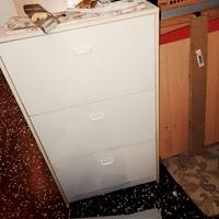 Scarpiera 3 ripiani biianca