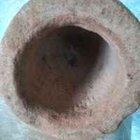 mortaio in pietra d'istria gigante 