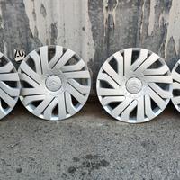 4 COPRICERCHI DA 14' CITROEN CON LOGO (NUOVI)
