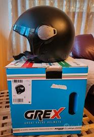 Casco jet Grex G3.1 E kinetic Nero Opaco