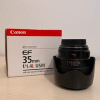 Canon EF 35mm f1.4 serie L