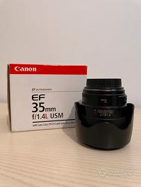 Canon EF 35mm f1.4 serie L