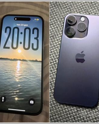 Iphone 14 pro viola - completo di accessori