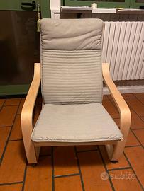 Poltrona IKEA POÄNG con fodera premium cotton