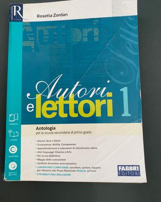 set libri “autori e lettori” per scuole medie