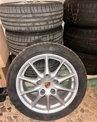 CERCHI ORIGINALI PORSCHE + DOPPIO TRENO GOMME