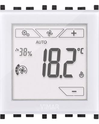 Termostato touch domotico 2M bianco 02951.B