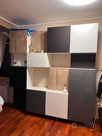 Parete attrezzata componibile IKEA – pari al nuovo