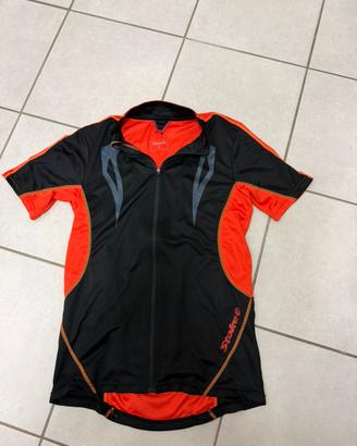 Stoke maglia tecnica sportiva nera ciclismo - M