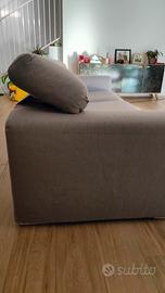 divano 3 posti in tessuto sfoderabile 