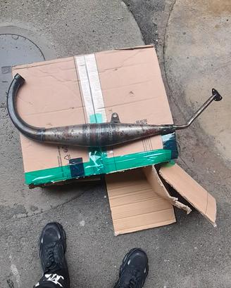 scarico artigianale comprato e mai usato 