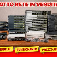 Lotto switch / firewall (Cisco, Fortinet e altro)
