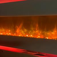 Camino eletrico da incasso e da parete