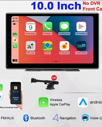 Schermo 10 pollici CarPlay / Android Auto Wireless