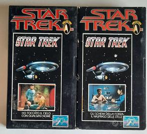 STAR TREK DA COLLEZIONE 2 VIDEOCASSETTE ORIGINALI